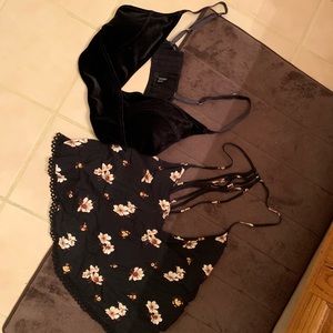 Crop top and bandeau